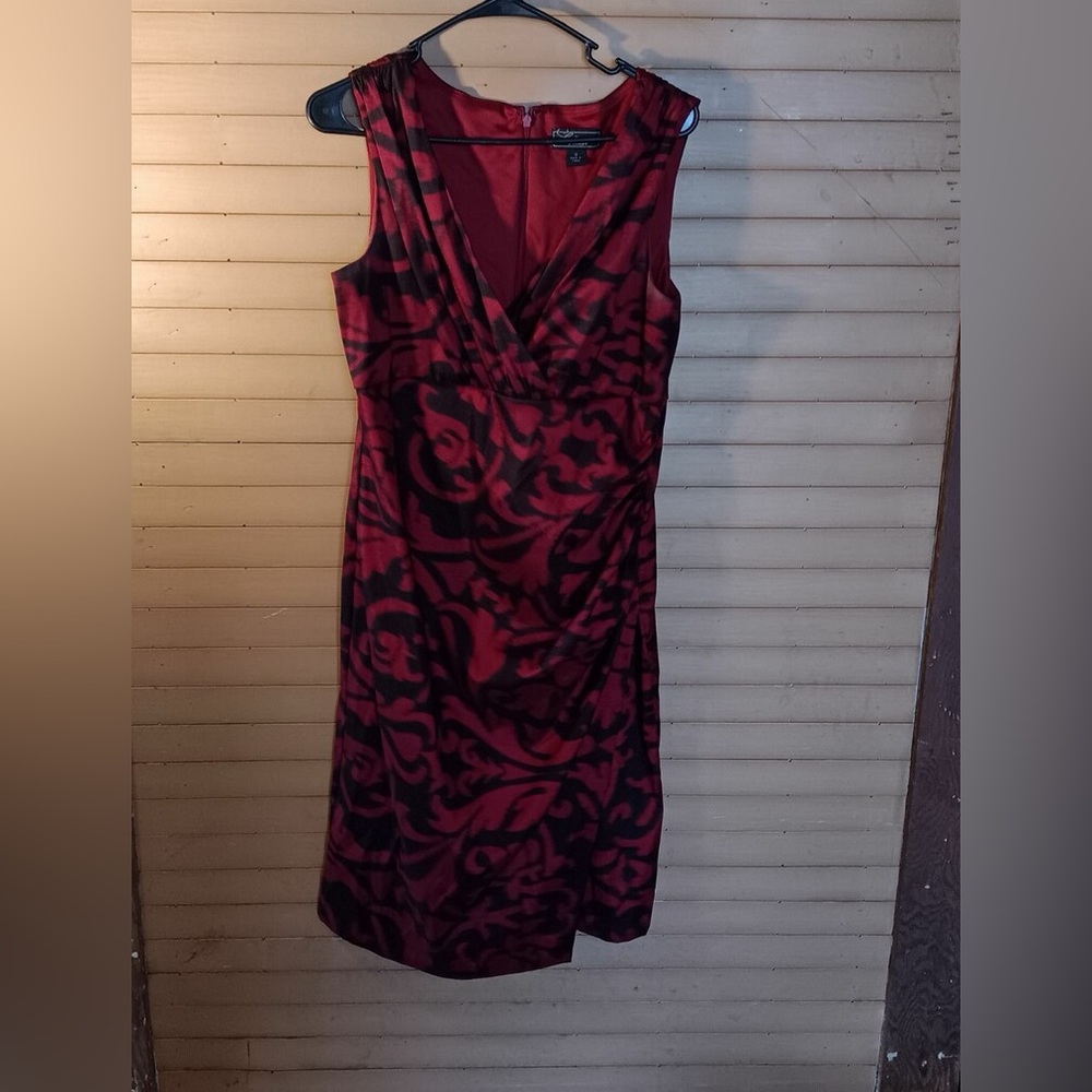 Black and red dress